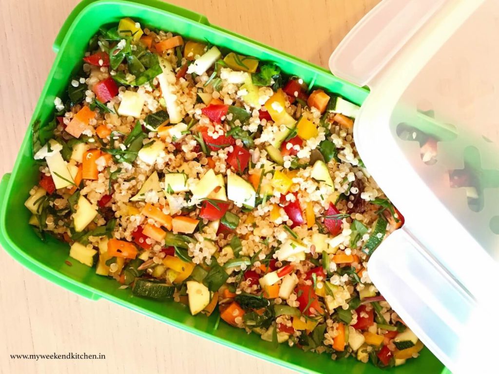 Vegan Quinoa Salad Vegan Quinoa salad, summer salad recipe, one bowl meal, summer lunchbox ideas