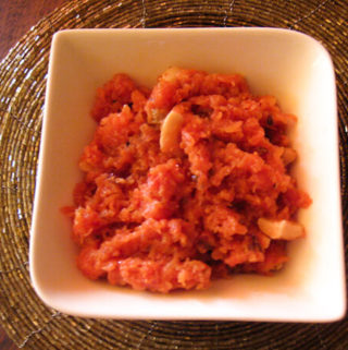 khajoor gajar halwa, gajar halwa without sugar