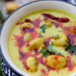 kadhi recipe, kadhi chawal,