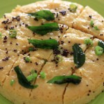 khaman dhokla, gujarati street food, gujarati cuisine, low fat snack, besan snack, besan cake