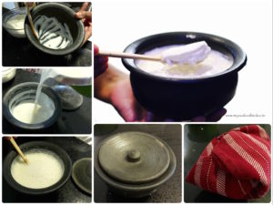 step by step photos for making yogurt at home