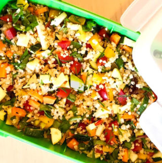 vegan quinoa salad recipe for summer lunch box