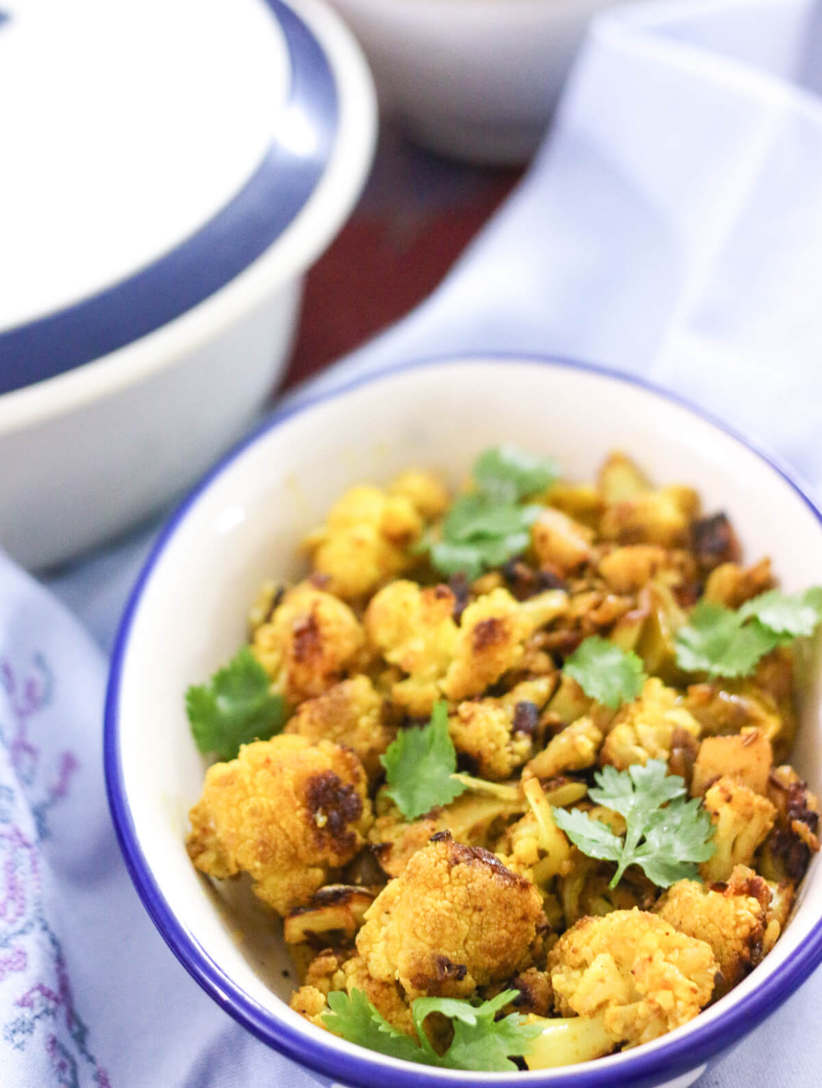 Roasted Cauliflower vegetable fry My Weekend Kitchen