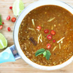 whole green lentil curry, moong dal recipe, mung beans curry