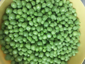 fresh green peas