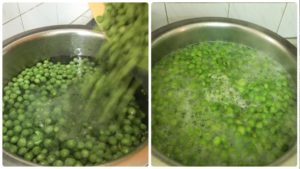 how to preserve fresh green peas at home