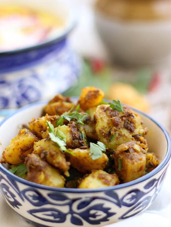 Easy Potato Fry Dry Aloo Sabzi My Weekend Kitchen