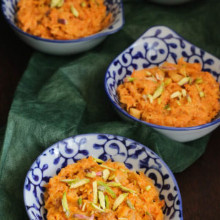 gajar ka halwa recipe without khoya, Indian carrot pudding