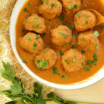 paneer kofta curry recipe, malai kofta in masala gravy