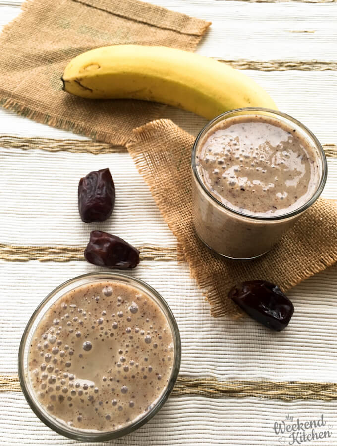 Cereal Drinks: Ragi and Banana Smoothie | My Weekend Kitchen