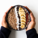 easy oats breakfast, chocolate banana oatmeal