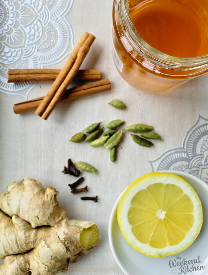 lemon and ginger tea ingredients, how to make lemon and ginger tea at home
