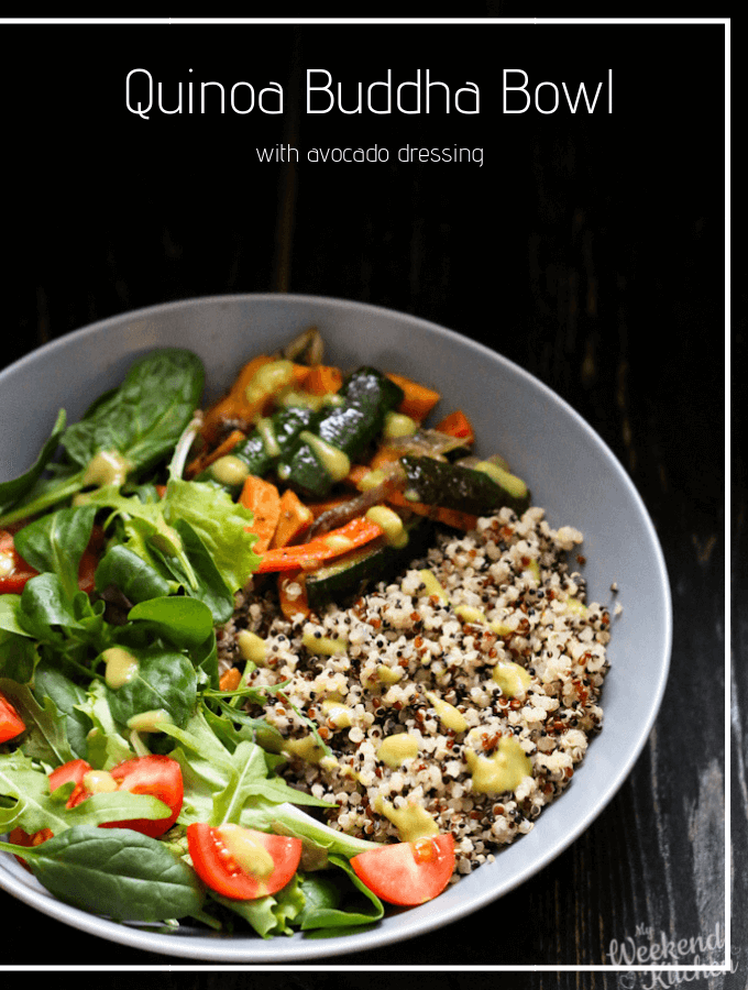 Vegan quinoa bowl, vegan buddha bowl recipe