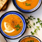 vegan and gluten-free red lentil soup recipe