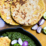 makki ki roti, gluten-free Indian cornmeal bread