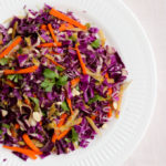 Red cabbage salad, purple cabbage recipe