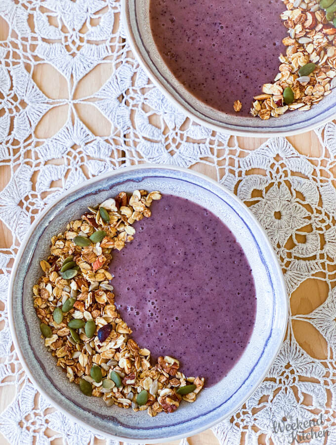Blueberry Banana Smoothie Bowl