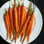 roasted carrots in oven, vegan roasted carrots side dish