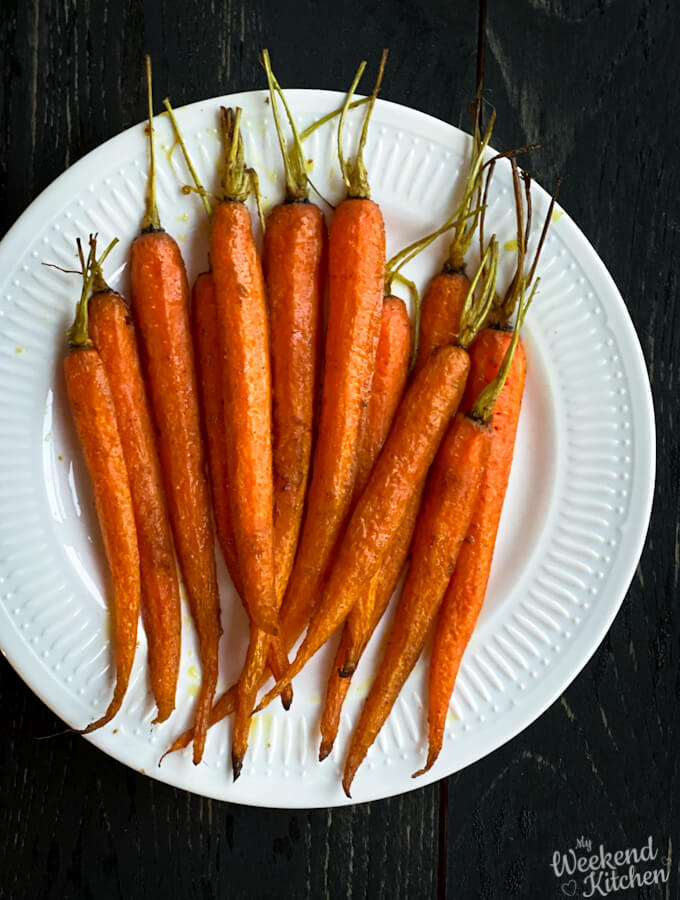 Oven Roasted Carrots My Weekend Kitchen