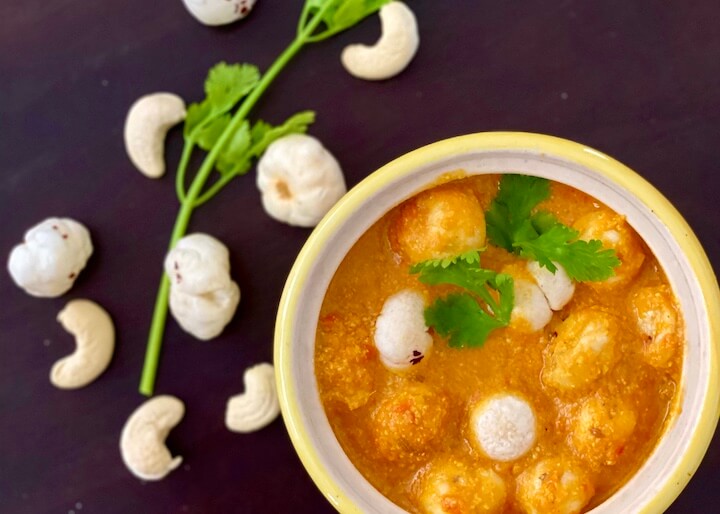 Phool makhana hot sale curry