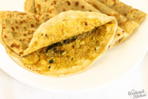 how to make gobi paratha - step by step