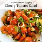 vegan cherry tomato salad