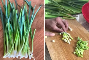 how to prepare green garlic for cooking