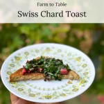 Swiss Chard toast