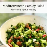 simple and flavourful parsley salad