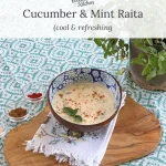 cucumber and mint raita